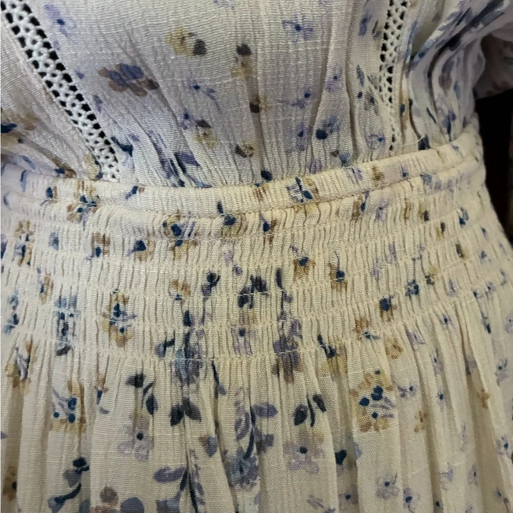 Lovestitch Boho Floral Long Sleeve Mini Dress